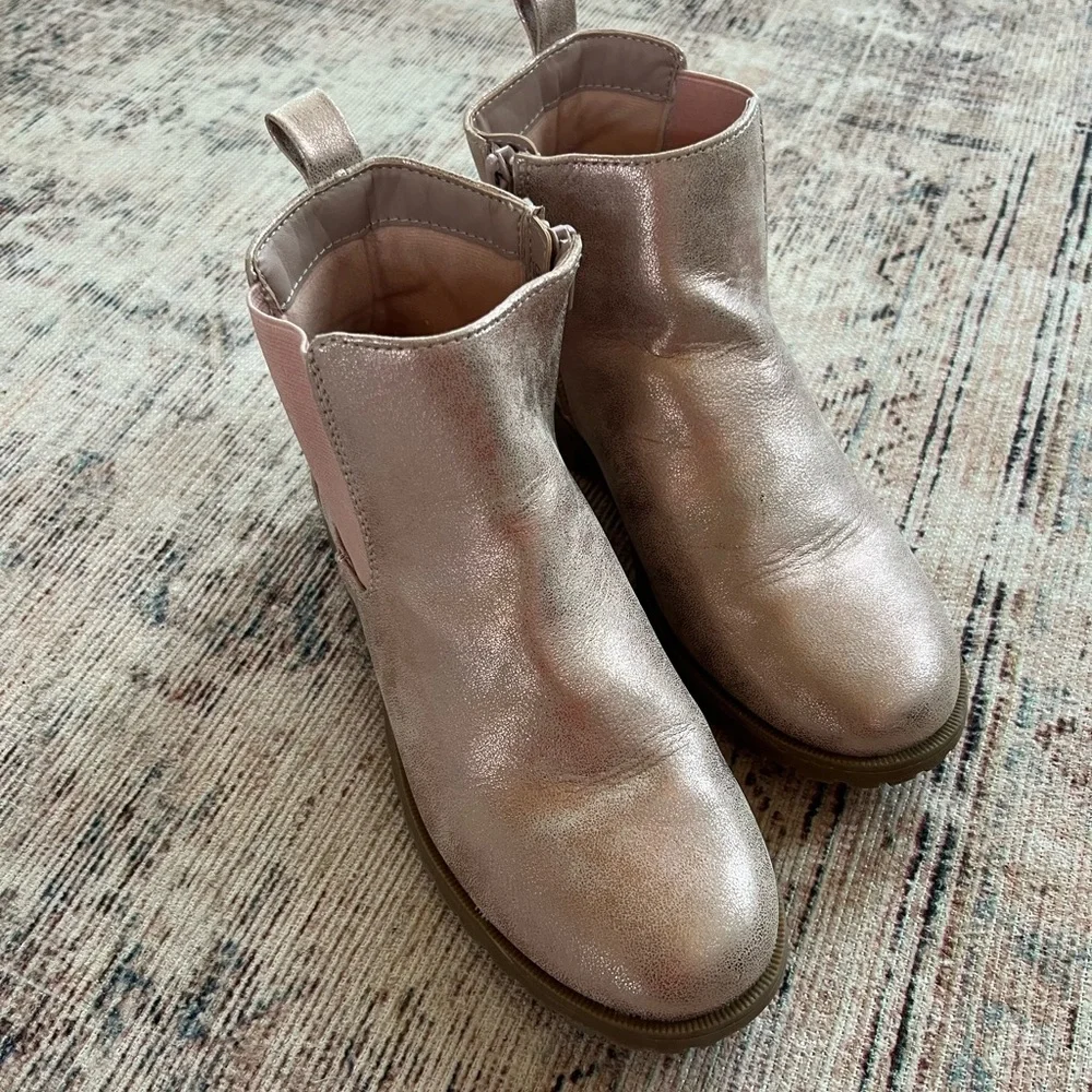 GAP Kids Metallic Pink Boots